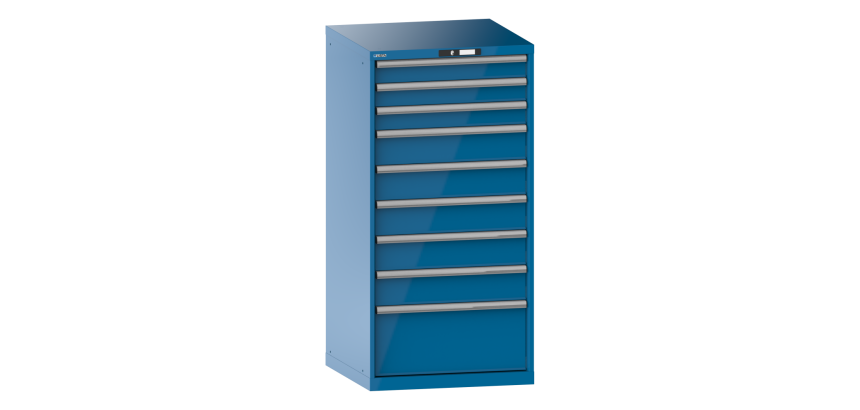 Armoire à tiroirs Lista 36 x 36E  H 145 x L 71,7 x P 72,5 cm 9 tiroirs Key Lock