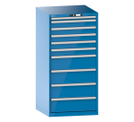 Armoire à tiroirs Lista 36 x 36E  H 145 x L 71,7 x P 72,5 cm 10 tiroirs Key Lock