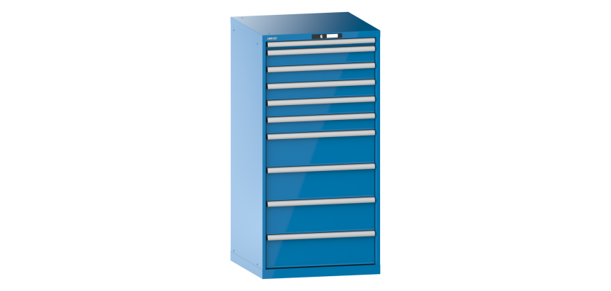 Armoire à tiroirs Lista 36 x 36E  H 145 x L 71,7 x P 72,5 cm 10 tiroirs Key Lock