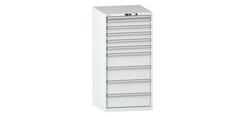 Armoire à tiroirs Lista 36 x 36E  H 145 x L 71,7 x P 72,5 cm 10 tiroirs Key Lock