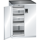 LISTA - Armoire à tiroirs avec portes battantes 36x27E (LxPxH) 717x600x1020mm 3 tiroirs (75kg), 1 rayon extensible (75kg) KEY Lock Gris clair RAL 7035