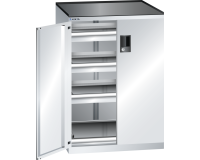 LISTA - Armoire à tiroirs (HxLxP) 102 x 71,7 x 60 cm KEY Lock R7035