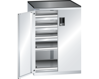 LISTA - Armoire à tiroirs (HxLxP) 102 x 71,7 x 60 cm KEY Lock R7035