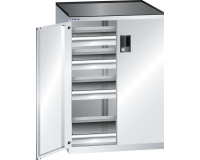 LISTA - Armoire à tiroirs (HxLxP) 102 x 71,7 x 60cm KEY Lock R7035