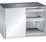 Armoire à portes coulissantes Lista 2x36x27E - 2 rayons extensibles - charge 75 Kg