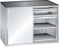 LISTA - Armoire à tiroirs 2x36x27E (HxLxP) 102 x 143 x 62,7 cm KEY Lock R7035