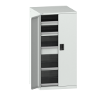 Armoire à portes battantes Lista 36x36E H 145 cm - 3 tiroirs + 2 rayons extensibles - charge 200 Kg