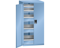 Armoire à tiroirs à portes battantes Lista 36x36E 5 tiroirs - charge 75 Kg