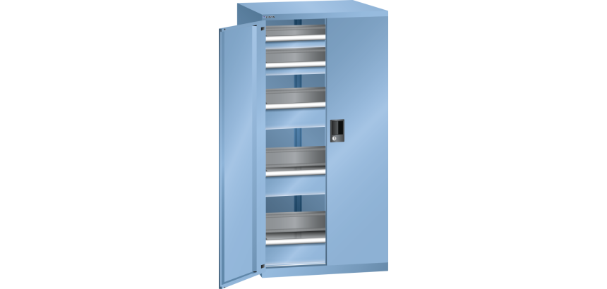 Armoire à tiroirs à portes battantes Lista 36x36E 5 tiroirs - charge 75 Kg