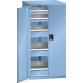 LISTA - Armoire à tiroirs avec portes battantes 36x36E (LxPxH) 717x753x1450mm 5 tiroirs (75kg) KEY Lock Bleu clair RAL 5012