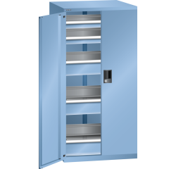 Armoire à tiroirs à portes battantes Lista 36x36E 5 tiroirs - charge 200 Kg
