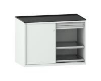 LISTA - Armoire à tiroirs 2x36x36E (HxLxP) 102 x 143 x 78 cm KEY Lock R7035