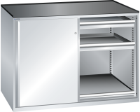 LISTA - Armoire à tiroirs 2x36x36E (HxLxP) 102 x 143 x 78 cm KEY Lock R7035