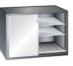 LISTA - Armoire à tiroirs 2x36x36E 2 rayons extensibles + 4 rayons amovibles - charge 200 Kg