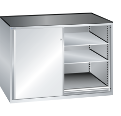 LISTA - Armoire à tiroirs 2x36x36E 2 rayons extensibles + 4 rayons amovibles - charge 200 Kg