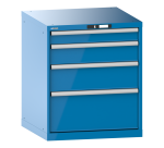 Armoire à tiroirs Lista 36 x 36E  H 85 x L 71,7 x P 72,5 cm 4 tiroirs Key Lock