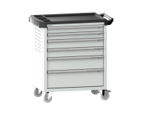 LISTA - Chariot d'atelier 36x27E (HxLxP) 92,8 x 89,4 x 52,5 cm KEY Lock R7035
