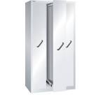 Armoire à 3 extensions verticales Lista H 195 x L 100 x P 69,5 cm gris RAL 7035