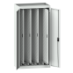 LISTA - Armoire à extension verticale avec portes battantes (LxPxH) 1000x600x1950mm 4 extensions avec paroi arrière perforée KEY Lock Gris clair RAL 7035