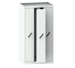 Armoire à 3 extensions verticales avec parois perforées H 195 x L 100 x P 69,5 cm gris RAL 7035