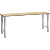 Établi Lista - H 85 x L 200 x P 80 cm - plateau en hêtre massif