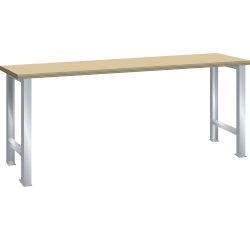 Établi Lista - H 85 x L 200 x P 80 cm - plateau en hêtre massif