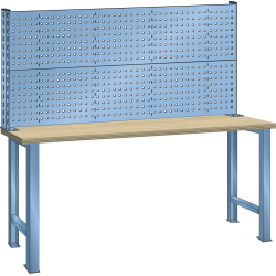 LISTA - Superstructure universelle pour établis (LxH) 2000x700mm Bleu clair RAL 5012