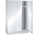 Armoire-vestiaire Lista 1 porte battante pour 1 compartiment de L 40 cm - Gris clair RAL 7035