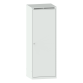 LISTA - Armoire-vestiaire (LxPxH) 600x500x1700mm 2 compartiments sans infrastructure, porte lisse, KEY Lock Gris clair RAL 7035