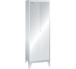 Armoire-vestiaire Lista 2 portes battantes pour 2 compartiments L 30 cm - Gris clair RAL 7035