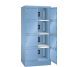Lista - Armoire à casier avec prises électriques - H 179,5 x L 81 x P 58,5 cm - 8 cases