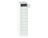 Armoire ordinateur portable 10 casiers Lista - H 179 x L 41,5 x P 50