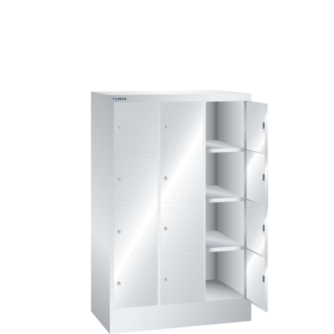 Armoire colonnes à casiers Lista Key Lock gris clair RAL 7035