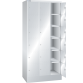 LISTA - Armoire à casiers (LxPxH) 905x500x1995mm 3x6 casiers KEY Lock Gris clair RAL 7035