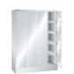 LISTA - Armoire à casiers (LxPxH) 1200x500x1695mm 4x5 casiers KEY Lock Gris clair RAL 7035