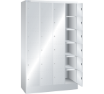 Armoire colonnes à casiers Lista Key Lock gris clair RAL 7035