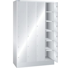 Armoire colonnes à casiers Lista Key Lock gris clair RAL 7035