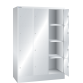 LISTA - Armoire à casiers (LxPxH) 1205x500x1795mm 3x4 casiers KEY Lock Gris clair RAL 7035