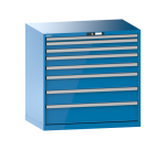 Armoire à tiroirs Lista 54 x 36E  H 100 x L 102,3 x P 72,5 cm 8 tiroirs Key Lock