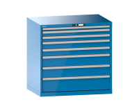 LISTA - Armoire à tiroirs (HxLxP) 100 x 54 x 72,5 cm KEY Lock R5012