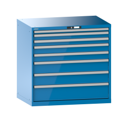 Armoire à tiroirs Lista 54 x 36E  H 100 x L 102,3 x P 72,5 cm 8 tiroirs Key Lock