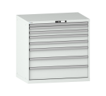 Armoire à tiroirs Lista 54 x 36E  H 100 x L 102,3 x P 72,5 cm 8 tiroirs Key Lock