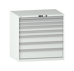 Armoire à tiroirs Lista 54 x 36E  H 100 x L 102,3 x P 72,5 cm 8 tiroirs Key Lock