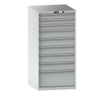Armoire à tiroirs Lista 36 x 36E H 145 x L 71,7 x P 72,5 cm 9 tiroirs Key Lock