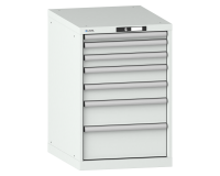 LISTA - Armoire à tiroirs (HxLxP) 85 x 56,4 x 72,5 cm KEY Lock R7035