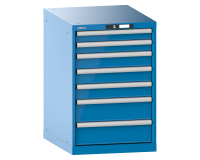LISTA - Armoire à tiroirs (HxLxP) 85 x 56,4 x 72,5cm KEY Lock R5012