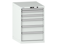 LISTA - Armoire à tiroirs (HxLxP) 85 x 56,4 x 72,5 cm KEY Lock R7035