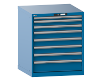 LISTA - Armoire à tiroirs (HxLxP) 85 x 71,7 x 72,5cm KEY Lock R5012
