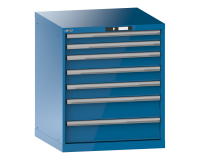 LISTA - Armoire à tiroirs (HxLxP) 85 x 71,7 x 72,5 cm KEY Lock R5012