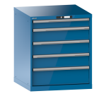 Armoire à tiroirs Lista 36 x 36E  H 85 x L 71,7 x P 72,5 cm 5 tiroirs Key Lock